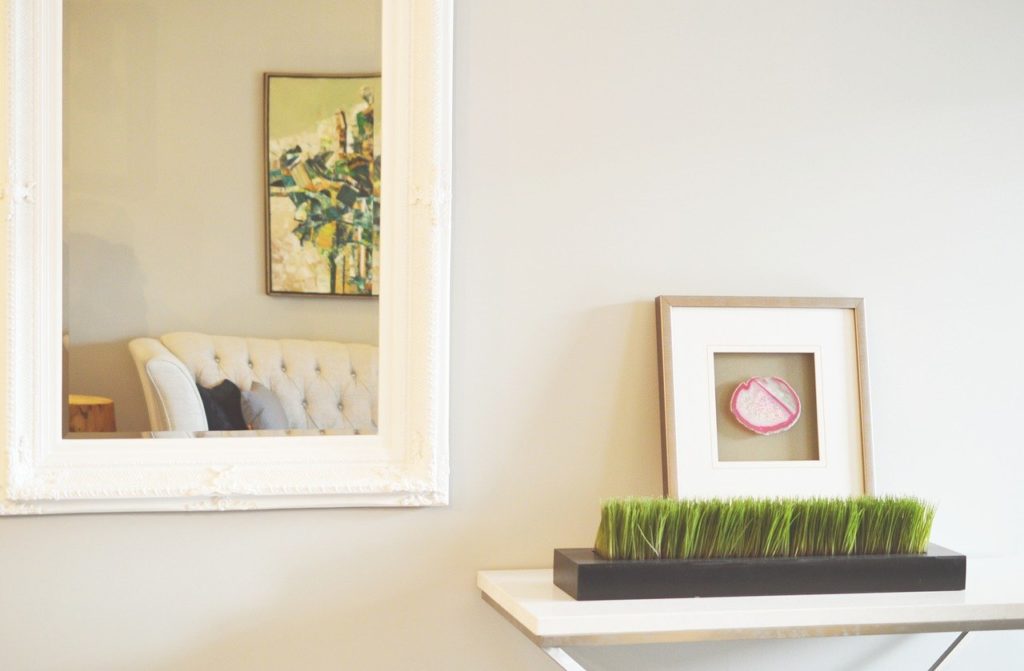 Calm Castle Home Staging tips - use mirrors to make rooms look bigger